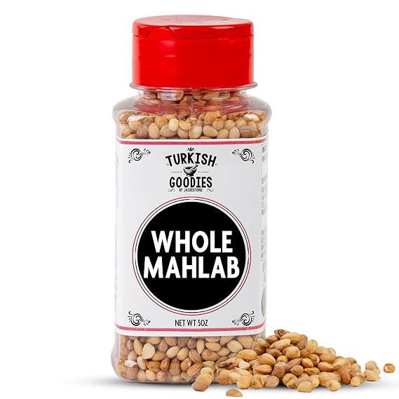 Whole Mahlepi Seeds 5 oz Mahleb Mahlebi Mahlep Cherry Kernel Spice Natural & Aromatic for Greek Easter Bread and Middle Eastern Pastries