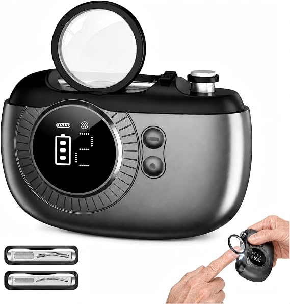 3-in-1 Electric Nail Clippers for Seniors with Adjustable Head