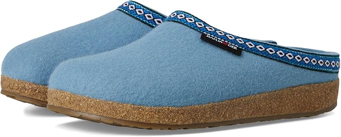 HAFLINGER Women's Gz Classic, Sky Blue, 9 Medium