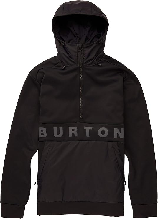 Burton Men's Crown Bonded Performance Pullover Hoodie Sweatshirt