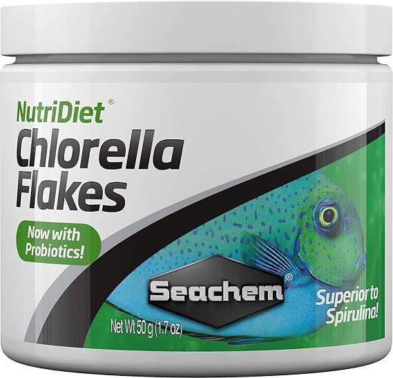 Seachem NutriDiet Chlorella Flakes 50 g / 1.8 oz