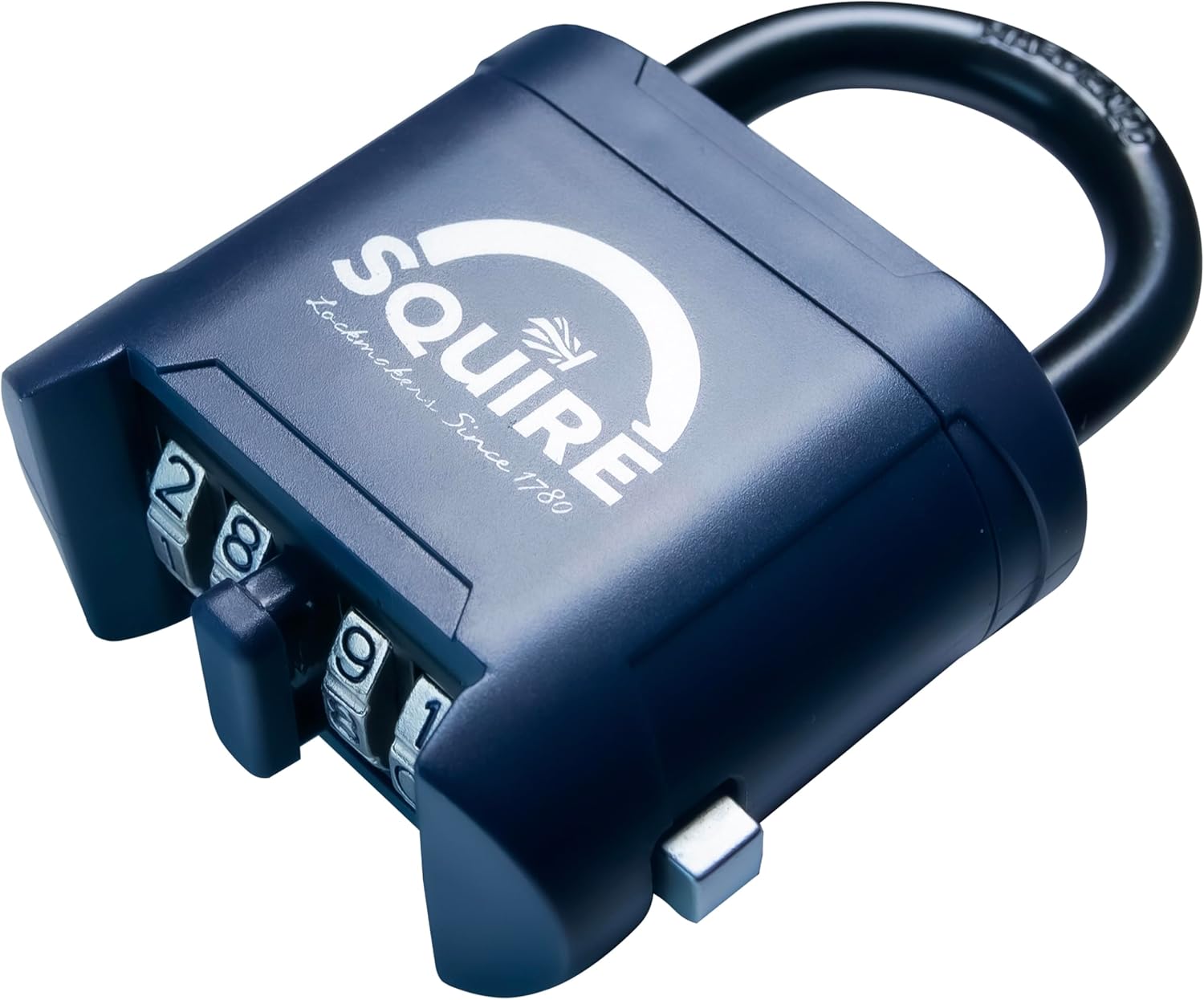 Squire Mystic Combi BF60 Heavy Duty Combination Padlock – 4 Wheel Code Lock for Shed, Gate, Outdoor Use – Keyless Security