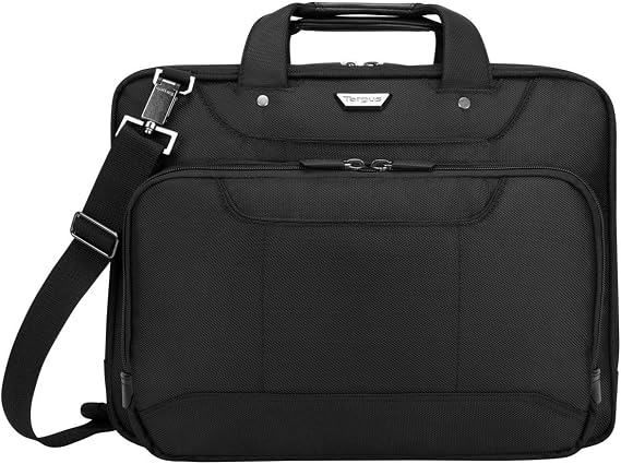 Targus Corporate Traveler Checkpoint-Friendly Traveler Laptop Case for 14-Inch Laptop, Black (CUCT02UA14S)