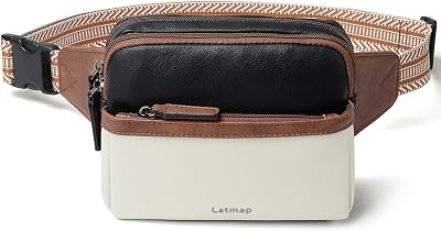 3L Fanny Packs Belt Bag for Women Small Everywhere Crossbody Bag Waist Packs Faux Leather Sling Chest Travel Purse