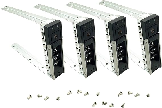 BestParts 2/4-Pack 3.5 Hard Drive Tray HDD SSD Caddy Compatible with Dell PowerEdge G14 G15 G16 Server R760 R6515 R660 R6615 R750 R7515 R650 R550 R450 R350 R740 R740xd R640 R540 R440 T560 T550 (4)