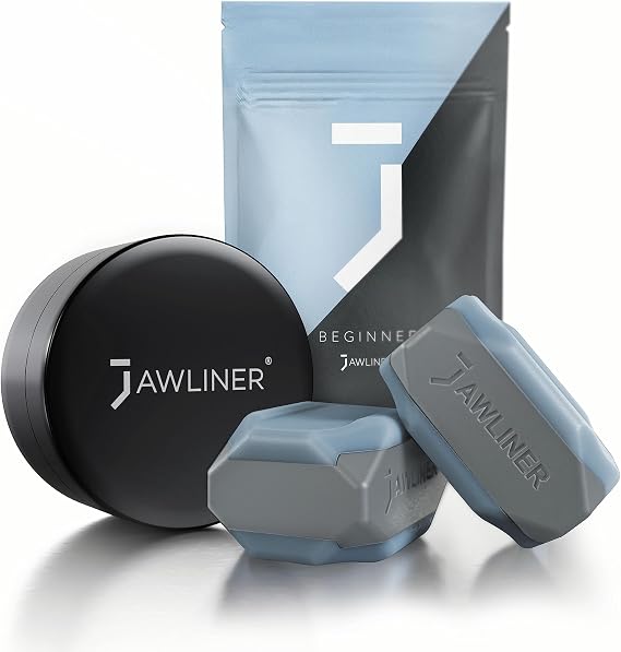 Jawliner 3.0 (Original) Jawline Exerciser - Jaw Exerciser to Define Your Jaw - Jaw Trainer - Double Chin Exerciser to Reduce Double Chin Jawline Sculptor to Shape Your Face (Beginner)