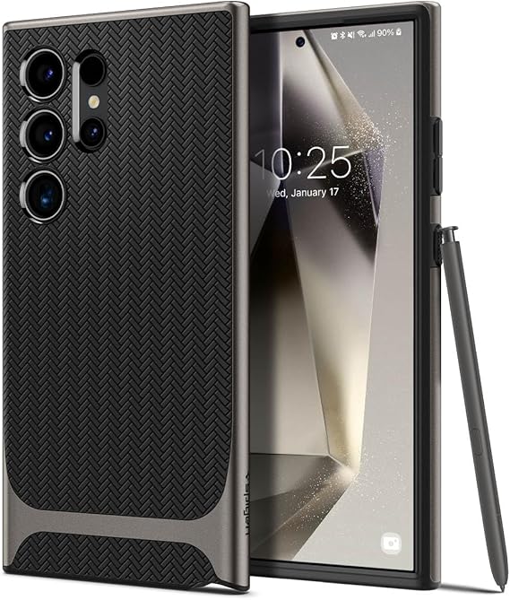 Spigen Neo Hybrid Case for Samsung Galaxy S24 Ultra - Gunmetal