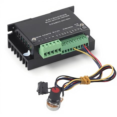 Motor Driver Controller,WS55-220 DC 48V 500W CNC Brushless Spindle BLDC Motor Driver Controller with Overvoltage , OverCurrent