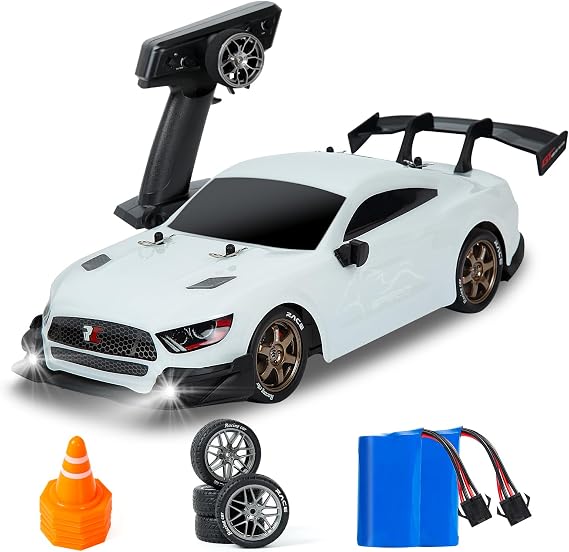 RC Drift Car, 1:14 Remote Control Drift Cars with Proportional Steering and Throttle 4WD GT Drift RC Cars with Gyros Drifting Car Toy for Adults Boys Kids