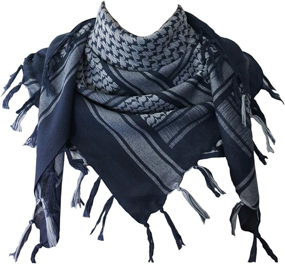 Explore Land Cotton Shemagh Keffiyeh Tactical Desert Scarf for Men Women
