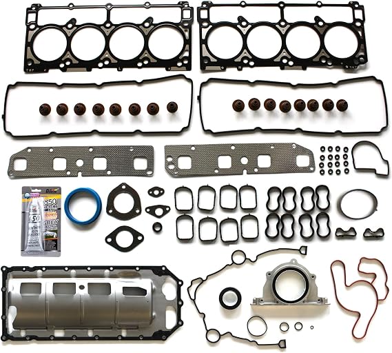 Engine Gasket Set Fit for Jeep Grand Cherokee/Commander 2005-2008 | for Dodge Charger / for Durango 2003-2008, for Chrysler 300 / Aspen 2005-2008 5.7L V8, Replace CS26284, CS54418