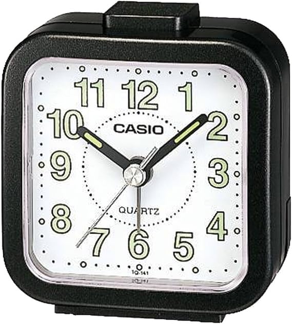 Casio TQ-141-1DF Masa Saati, Masa Saati, Analog, Siyah