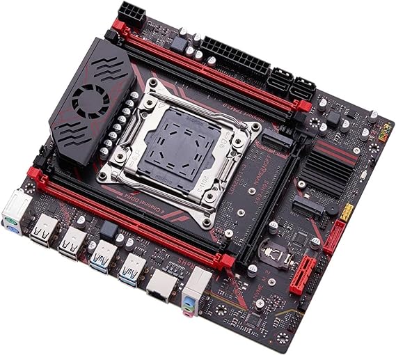 X99 TPM Computer motherboards 2.0 Interface LGA 2011 3 Motherboard is Equipped with NVME NGFF M.2 Compatible 4-Channel X99 C612chip DDR4 SATA3.0 USB3.0 Memory
