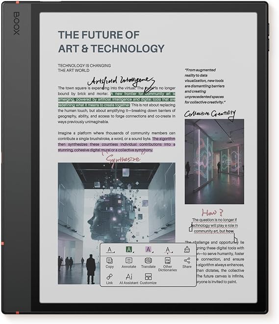 BOOX Tablet Note Air 5 C 6G 64G E Ink Tablet Color ePaper Notebook