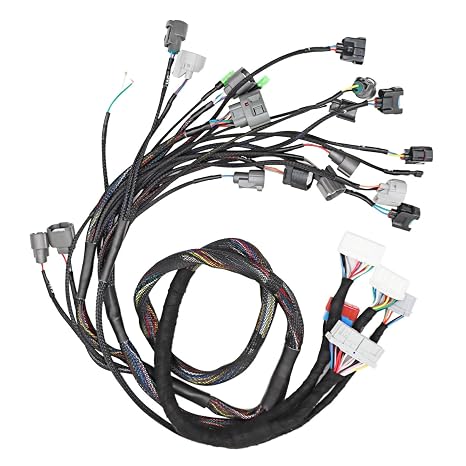 CNCH-OBD2-1 D&B Series Engine Wiring Harness Compatible with Civic Integra B16 B18 D16 OBD2 Tucked Budget Engine Harness