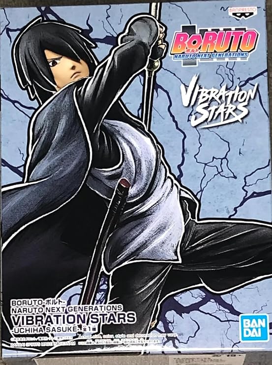 Banpresto Boruto Naruto Next Generations Vibration Stars-Uchiha Sasuke- | Naruto,Boruto 5 Inch Static Figure Vibration Stars - Uchiha Sasuke