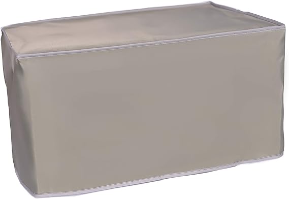 Printer Cover Compatible with EufyMake UV Printer E1, Silver Gray Nylon Anti-Static and Waterproof Printer Dust Cover Dimensions 23.3''W x 9.9''D x 16.1''H by Perfect Dust Cover LLC