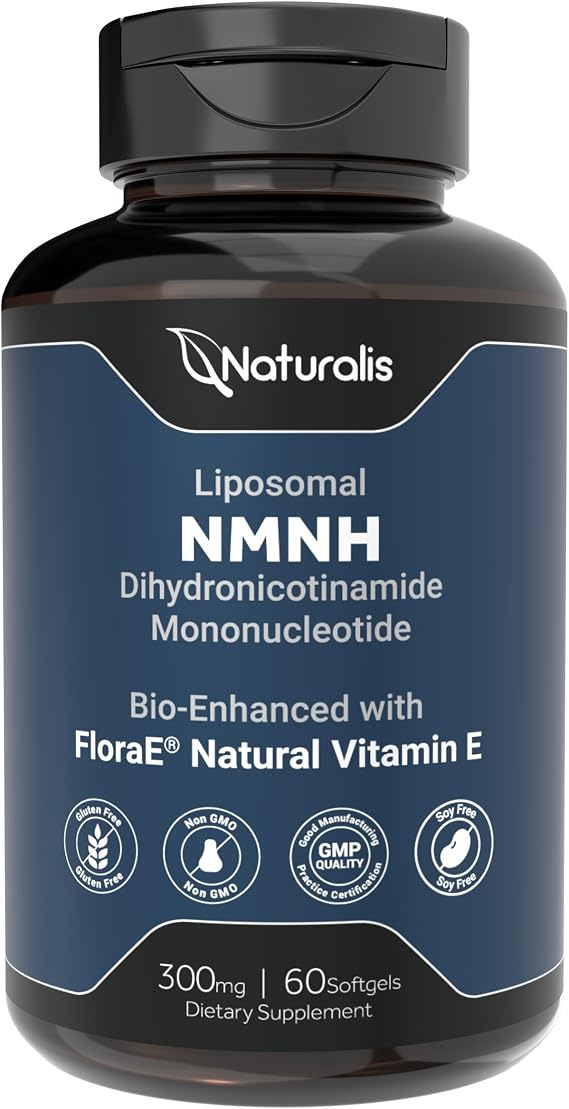 Naturalis NMNH 300mg 60 Softgels | Boost NAD+ Levels & for Healthy Aging*