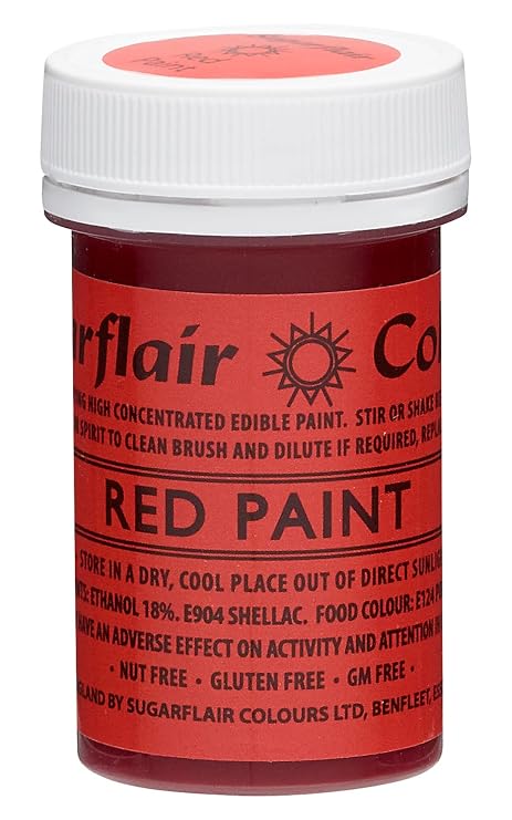 Sugarflair Edible Paint - Red 20g