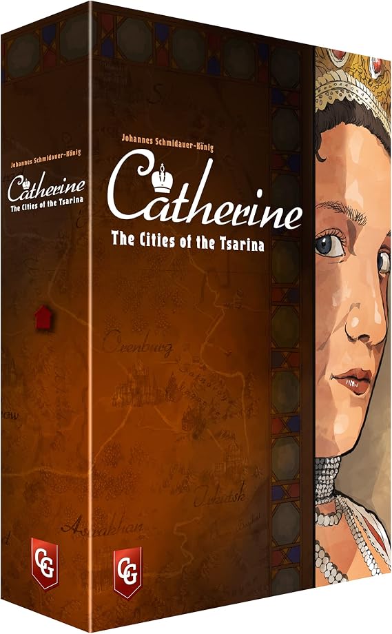 Capstone Games Catherine: Cities of The Tsarina - Board Game, Ages 14+, 2-4 Players, 60 Min