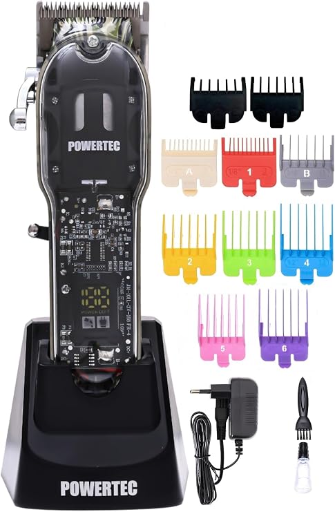 Powertec TR-8700 Hair Beard Shaver (Black)
