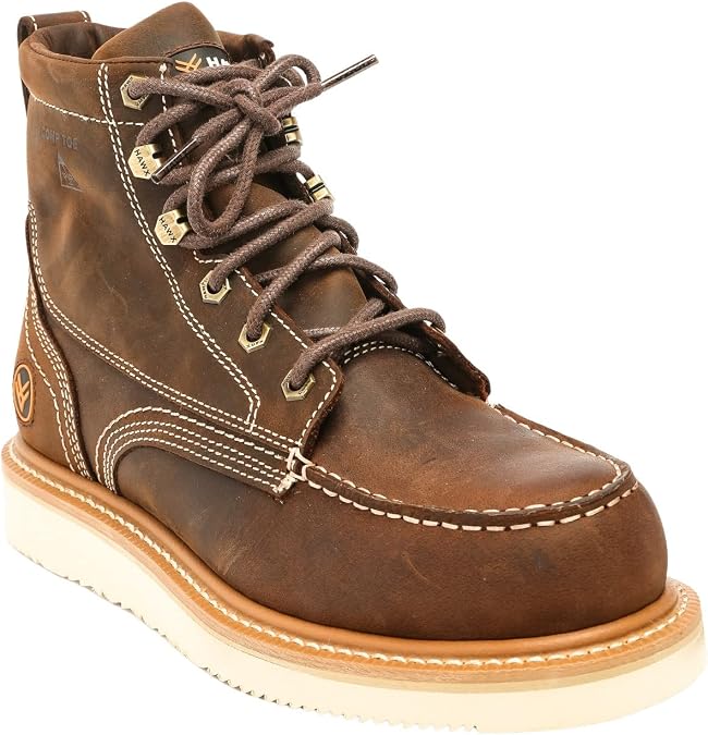 HAWX Men's Men'S 6" Grade Work Boot Composite Toe - Wulm-4