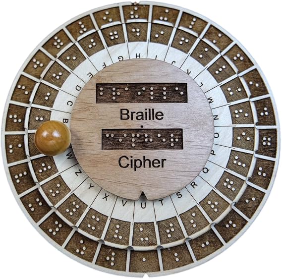 Braille Cipher Encryption device for the blind
