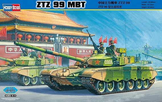 Hobby Boss ZTZ 99 Main Battle Tank Vehicle Model Building Kit