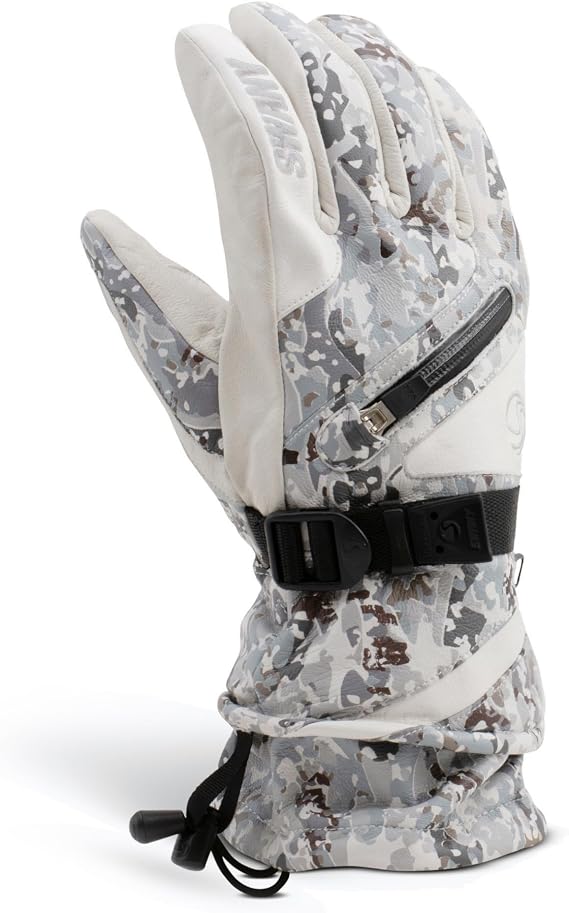 Swany Women's X-Cell 2.1 Sports Moisture-Wicking Quick-Drying Warm Durable Flexible Leather Winter Gloves