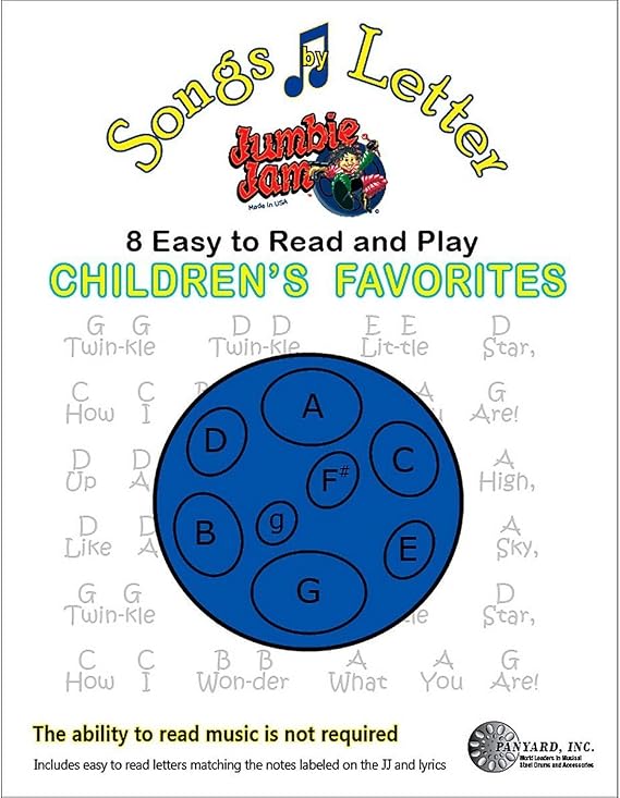 / Jumbie Jam-Songs by Letter Children's Favourites for Steel pan (JJ5514)