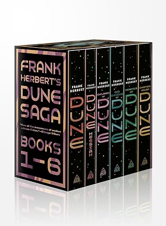 Frank Herbert's Dune Saga 6-Book Boxed Set: Dune, Dune Messiah, Children of Dune, God Emperor of Dune, Heretics of Dune, andChapterhouse: Dune