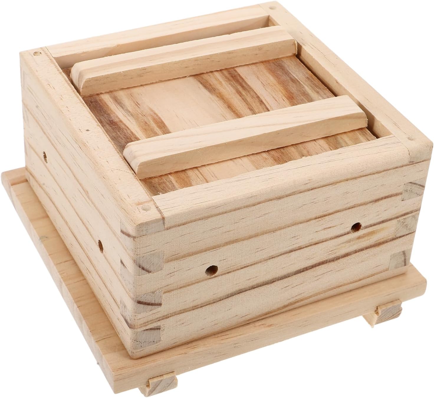 Tofu Press Mold Wooden Soybean Curd Maker for Homemade Tofu and Cheese Kitchen Tool for Easy