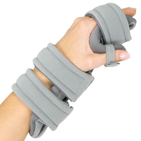 Vive Resting Hand Splint (Left) (with Rehab Video App) - Night Immobilizer