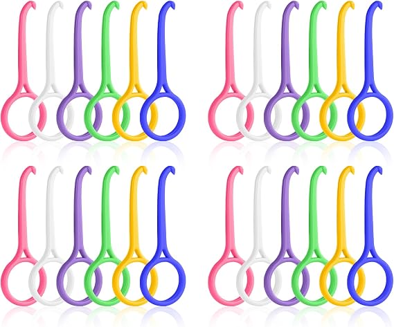 OFFCUP Aligner Removal Tool, 24PCS Retainer Remover Tool Kits, Invisible Braces Removal Tool Aligner Tooth Hook Braces Remover Hook for Invisible Brace Tooth Cleaning Oral Care