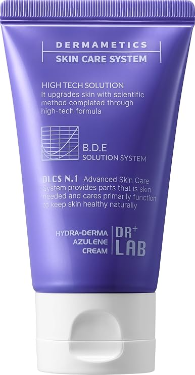 Hydra-Derma Azulene Cream 2.03 fl oz /60ml Deep Moisturizing Hydrating Support Skin Barrier for Dry Sensitive Skin Korean Skincare