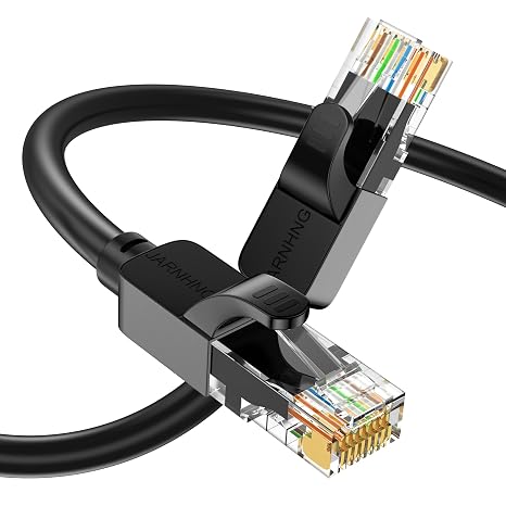 Cat6 LAN Cable Network Cable 0.5 m UTP 26AWG 500MHz with RJ45 Connectors - For Gaming E-Sports & Office Cat.6