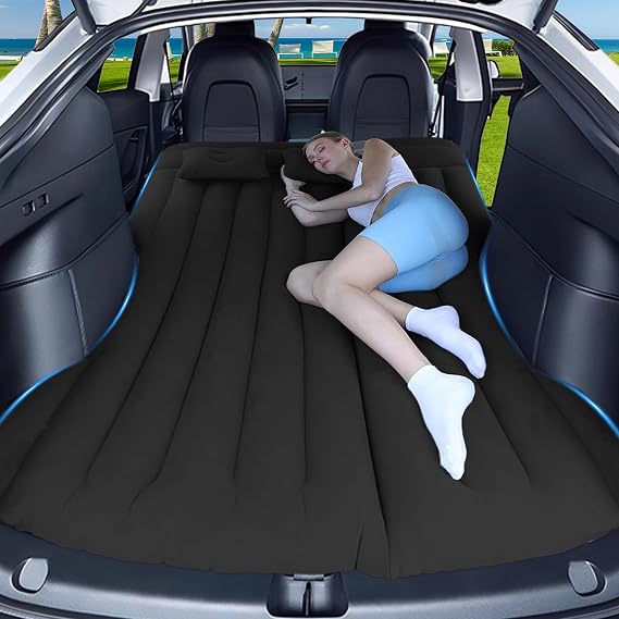 Car Air Mattress Inflatable Camping Bed for Tesla Model Y Backseat Trunk