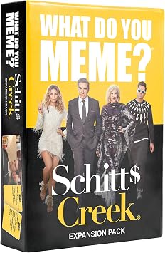 WHAT DO YOU MEME? Schitts Creek Expansion Pack Designed to be Added to Core Party Game