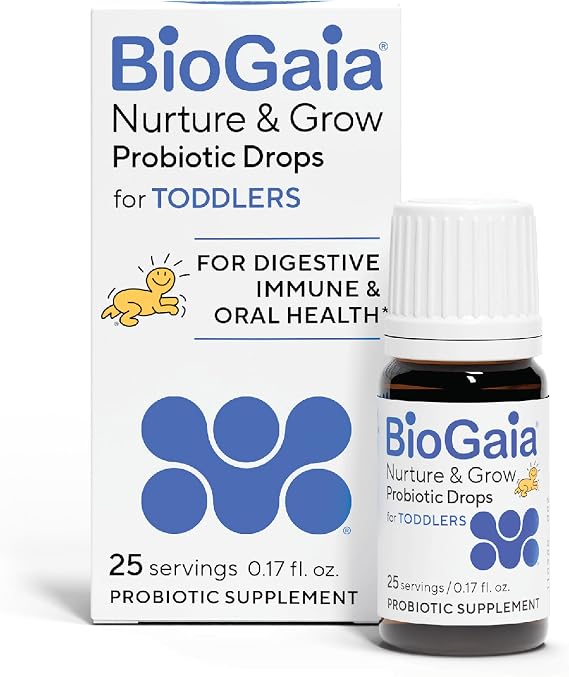 BioGaia Nurture & Grow Toddler Probiotic Drops | Gut, Immune & Oral Health
