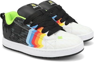 DC Shoes Mens 43i Court Graffik Skate Sneaker