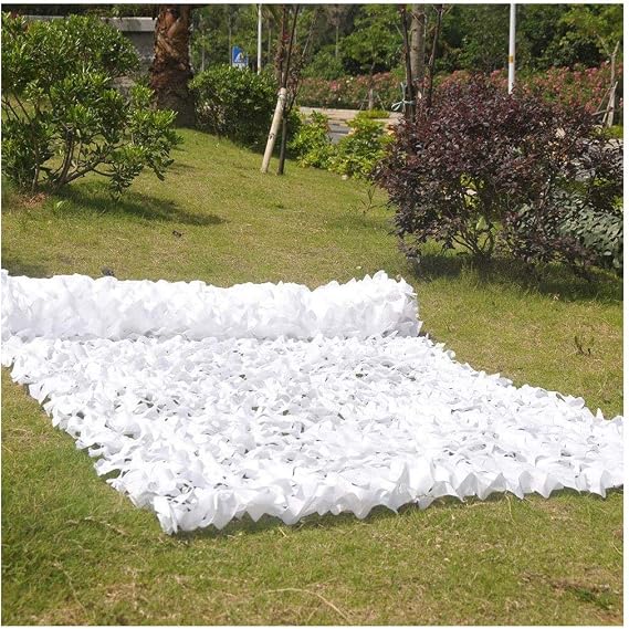 Camouflage Net, White Camouflage Net, Industrial Flame Retardant Net, Home Holiday Decoration, Outdoor Protection, Multi-Size Size 5 x 10M 16.4 x 32.8 ft