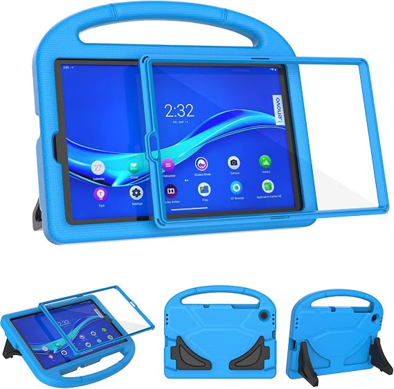 Kids Case for Lenovo Tab M10 FHD Plus 10.3 inch Case, Shockproof Lenovo Tab M10 Plus 10.3 Kids Case with Built in Screen Protector for Lenovo Tab M10 Plus 10.3 2020 Tablet, Blue