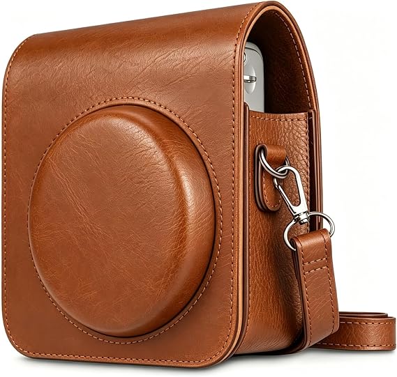 Andoer Camera Sling Bag, PU Protection Case Compact Camera Single Bag