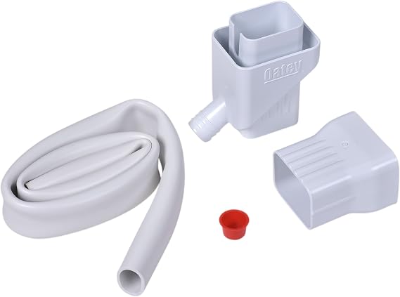 Oatey Mystic Rainwater Collection System, 2 in. x 3 in., White