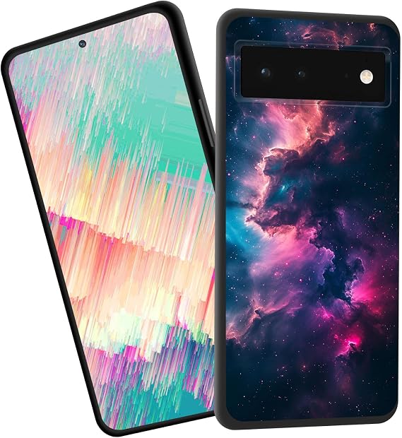 for Google Pixel 8 Pro Case,Slim Shockproof TPU Soft Rubber Silicone Cover Phone Case for Google Pixel 8 Pro,Magic Cosmic Sky Galaxy