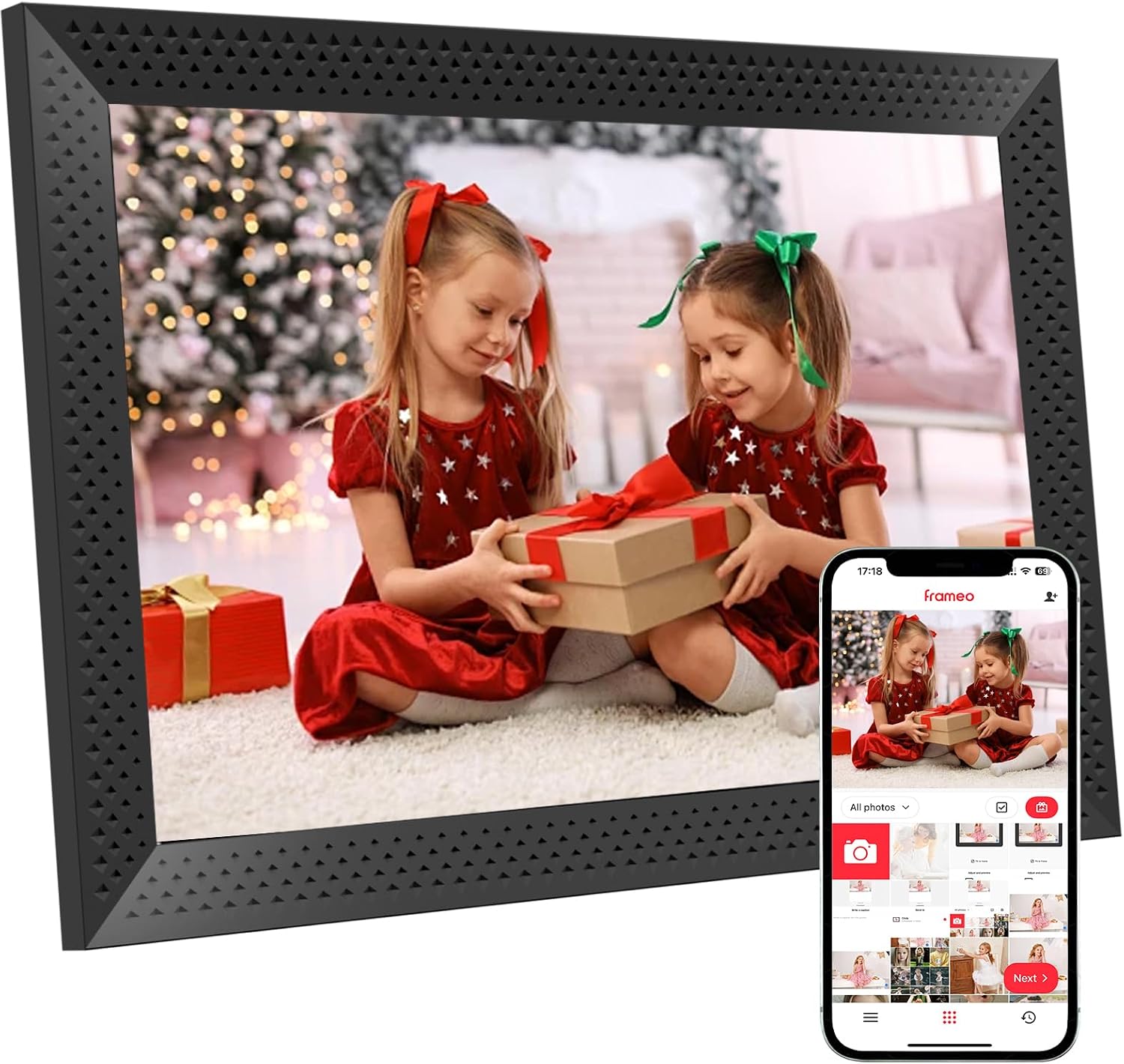 Digital Photo Frame 10.1 inch Black