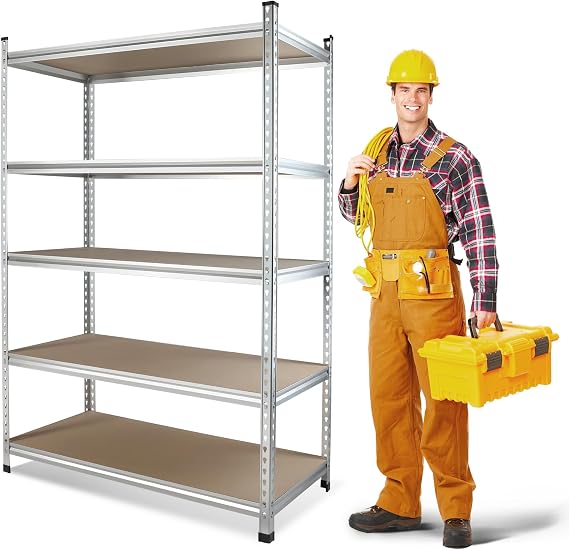 WORKPRO 5-Tier Shelving, 48W x 24D x 72H, 2750LBS Capacity