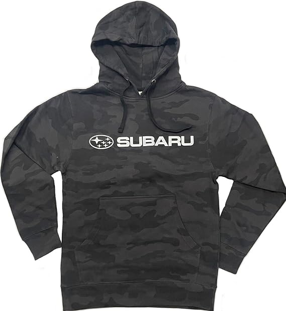 Subaru Logo Green Camo Pullover Forester Impreza WRX STI Legacy Ascent Outback Hoodie NEW SWEATSHIRT Green or Black (Black, Small)