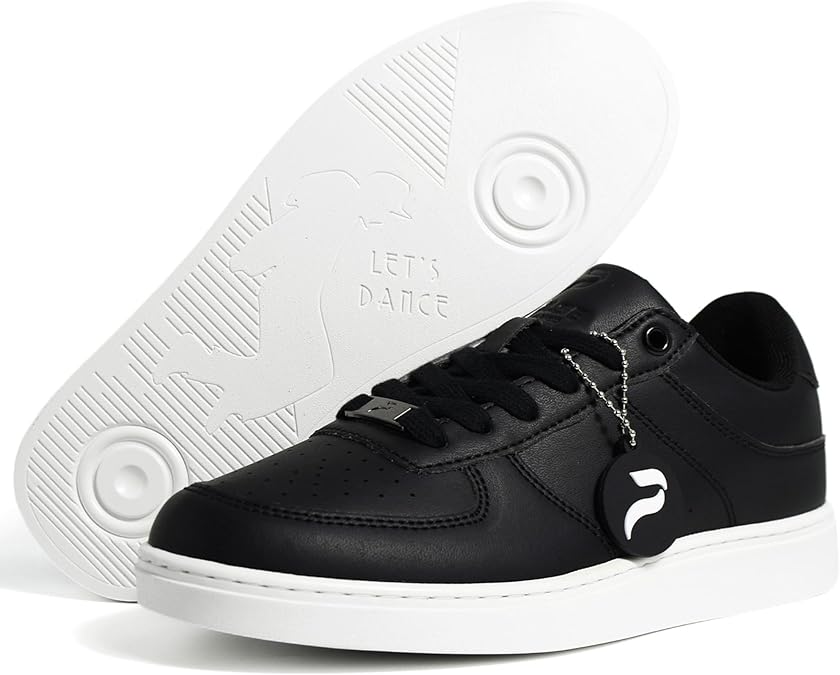 Unisex Dance Sneakers Spin Sole Comfortable Men's and Women's Dance Shoes for Latin Dancing Bachata Salsa Line Dancing Swing Shuffling Hip Hop