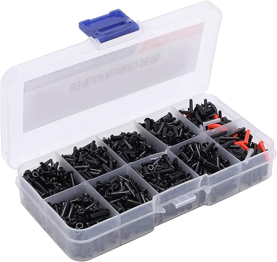 Badminton Grommets, Professional Badminton Racquet Repair Kit, Nylon Grommet Wire Frame Eyelet Replacement Set